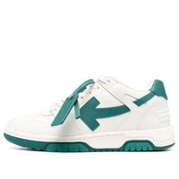 Off-White Out Of Office Low-Top Sneaker 'Green White' OMIA189F22LEA0010155