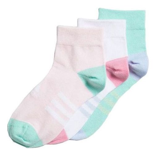 (PS) adidas Ankle Socks 3 Pairs 'White' IB0340