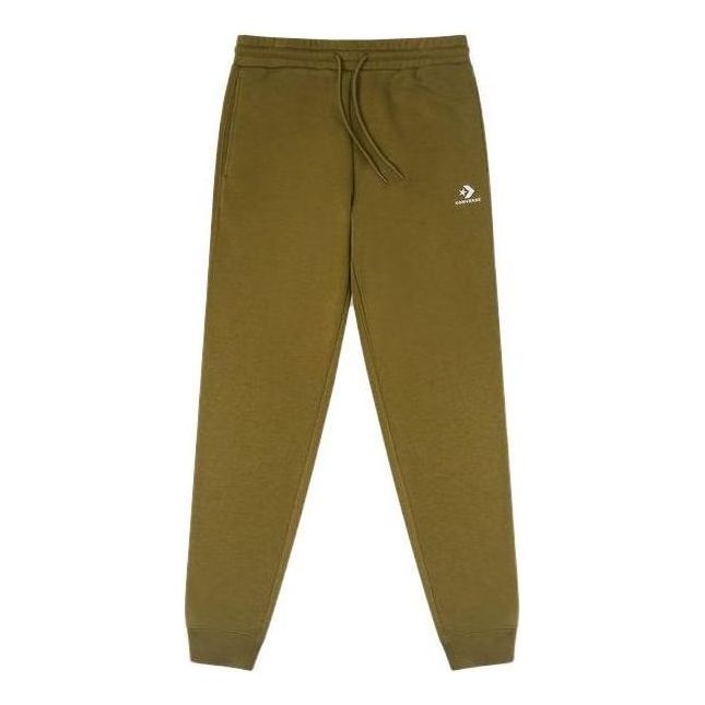 Converse Go-To Embroidered Star Chevron Standard-Fit Fleece Sweatpant Asia Sizing 'Green' 10024521-A20
