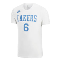 Nike x NBA Lakers LeBron James T-Shirt 'White' DV6866-106