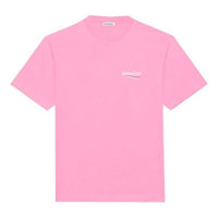 Balenciaga Political Campaign Logo Round-neck Tee Pink/Red 641655TJVF75713