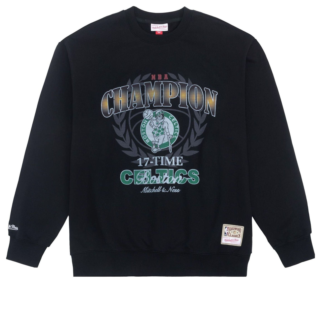 Mitchell & Ness x NBA Boston Celtics 17 Times Champion Sweatshirt 'Black' MNJYFWHD23093007