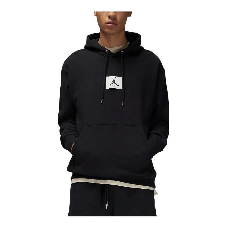 Air Jordan Flight Fleece Pullover Hoodie 'Black' DQ7338-010