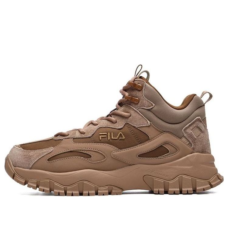 FILA Tracer High-Top Running Shoes Coffee F12M141125FBT