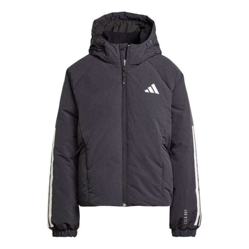 (WMNS) adidas Puffy Down Jacket 'Black' JG3866