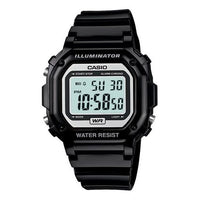 CASIO Waterproof Unisex Mens Black Digital F-108WHC-1A