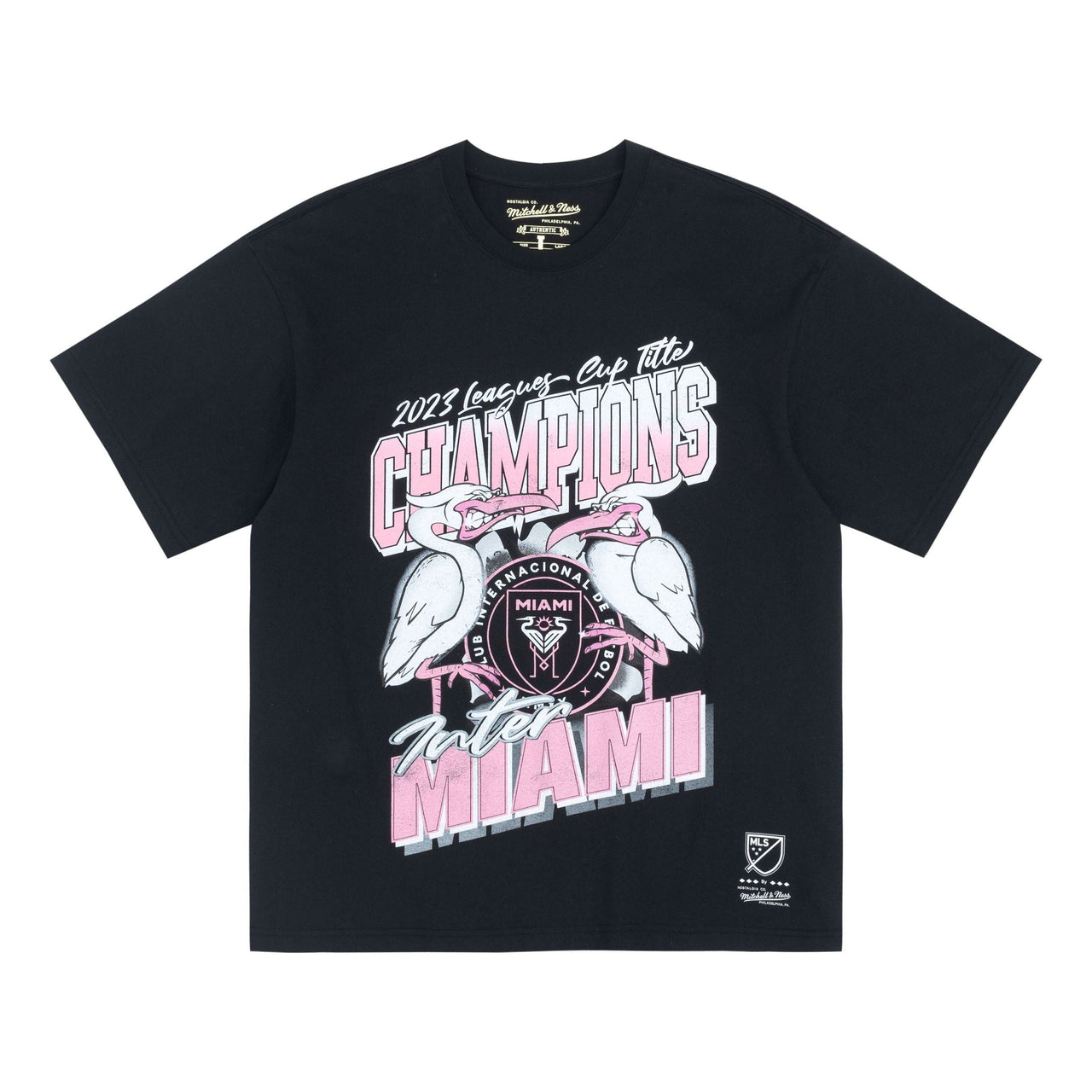 Mitchell & Ness Inter Miami CF Champion T-shirt 'Black' MN2551-BLACK