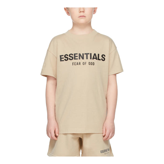 (GS) Fear of God Essentials FW21 Beige/Linen T-Shirt FOG-FW21-139