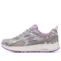 (WMNS) Skechers Go Run Consistent 'Grey Purple' 128270-GYLV