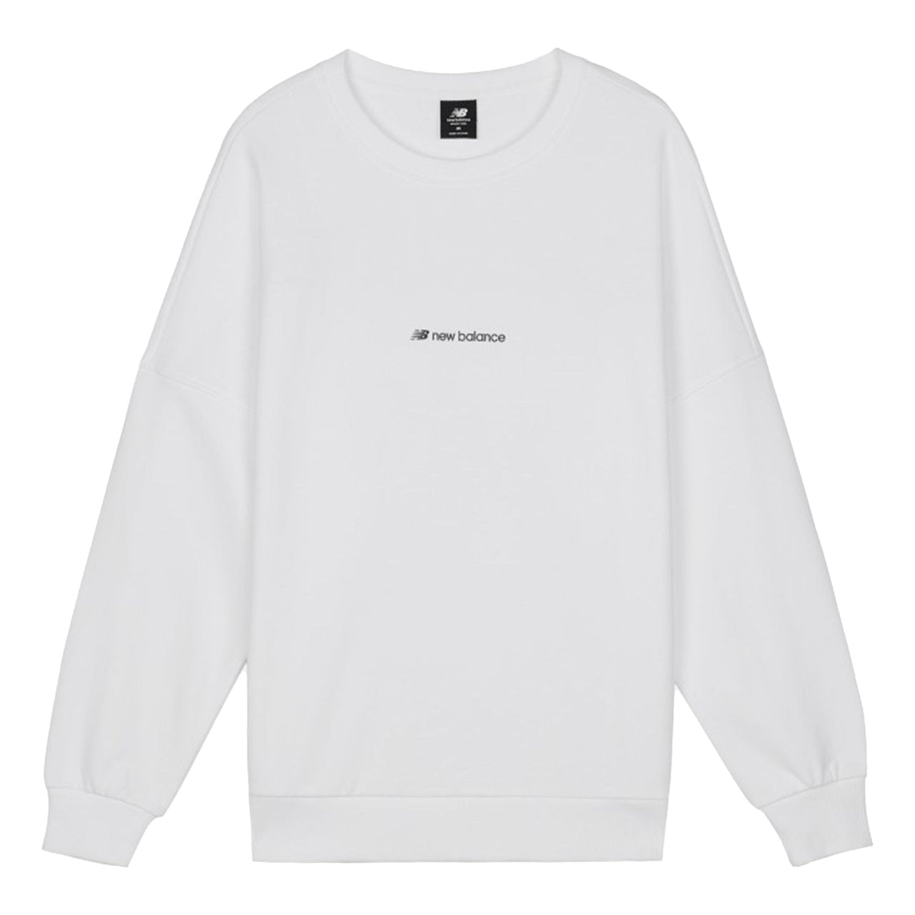 New Balance Long Sleeve Heathertech T-Shirt Asia Sizing 'White' AMT03332-MUN