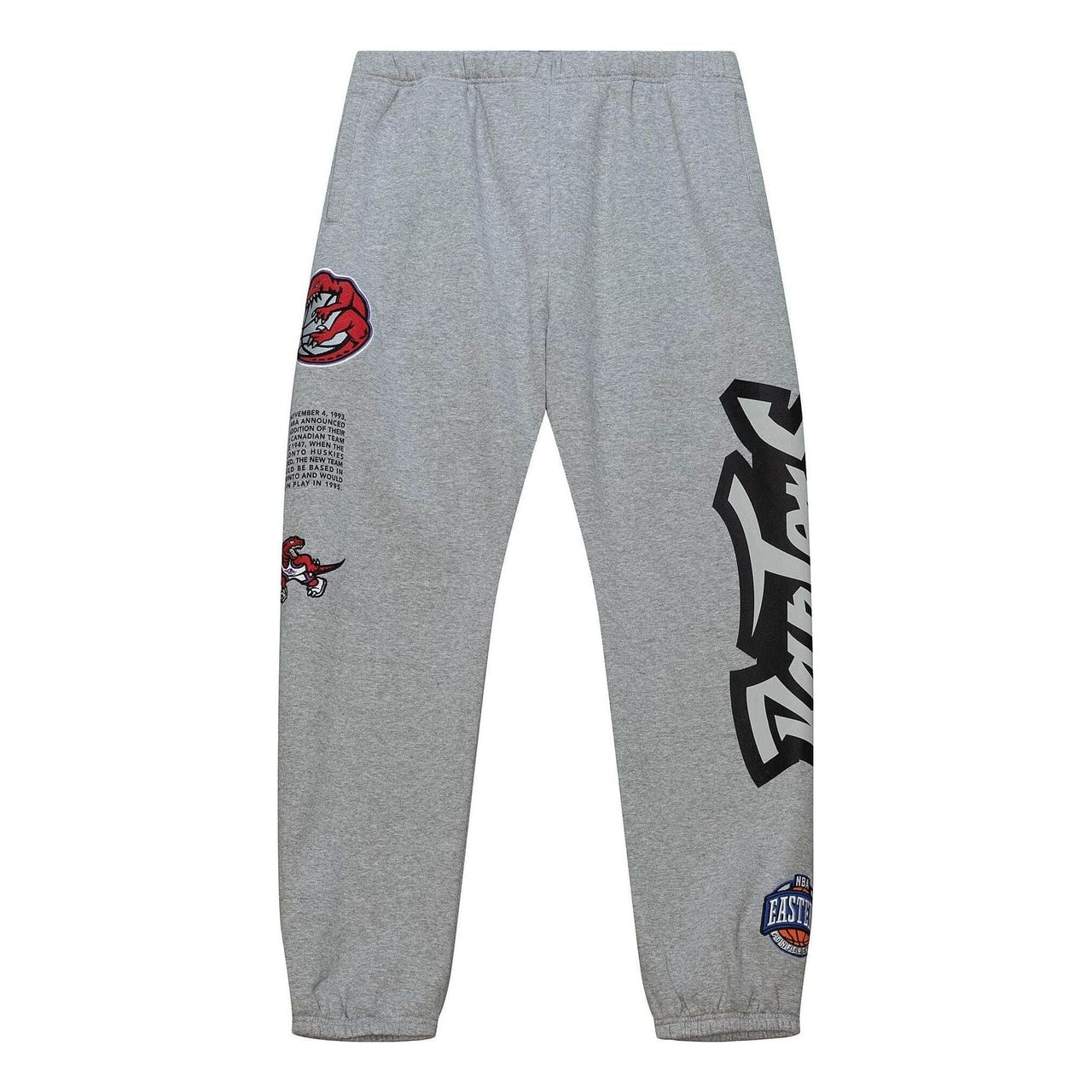 Mitchell & Ness x NBA Team Origins Fleece Pants 'Toronto Raptors' PSWP4850-TRAYYPPPGYHT