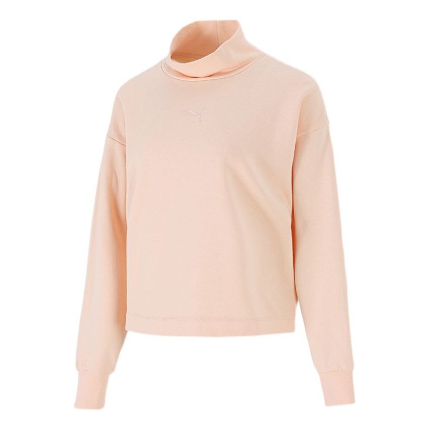 (WMNS) PUMA Her Retro Embroidered Loose High Collar Hoodie Small 847686-27