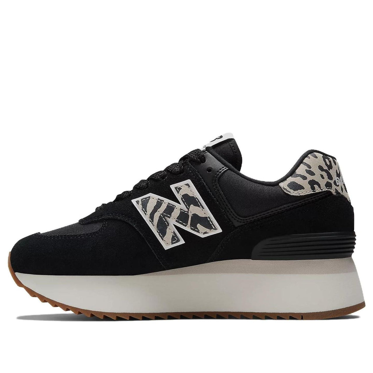 (WMNS) New Balance 574+ 'Black Leopard' WL574ZDA