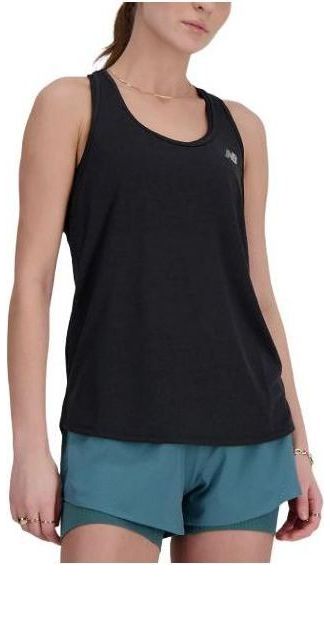 (WMNS) New Balance Athletics Tank Asia Sizing 'Black' WT41250-BKH