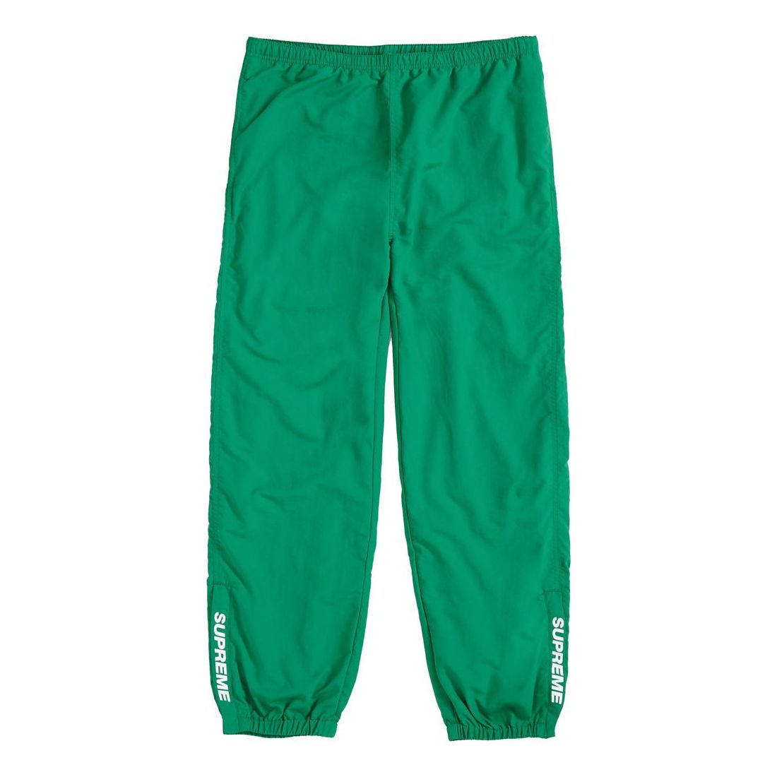 Supreme FW18 Warm Up Pant Green Zipper Small Pants Unisex SUP-FW18-767