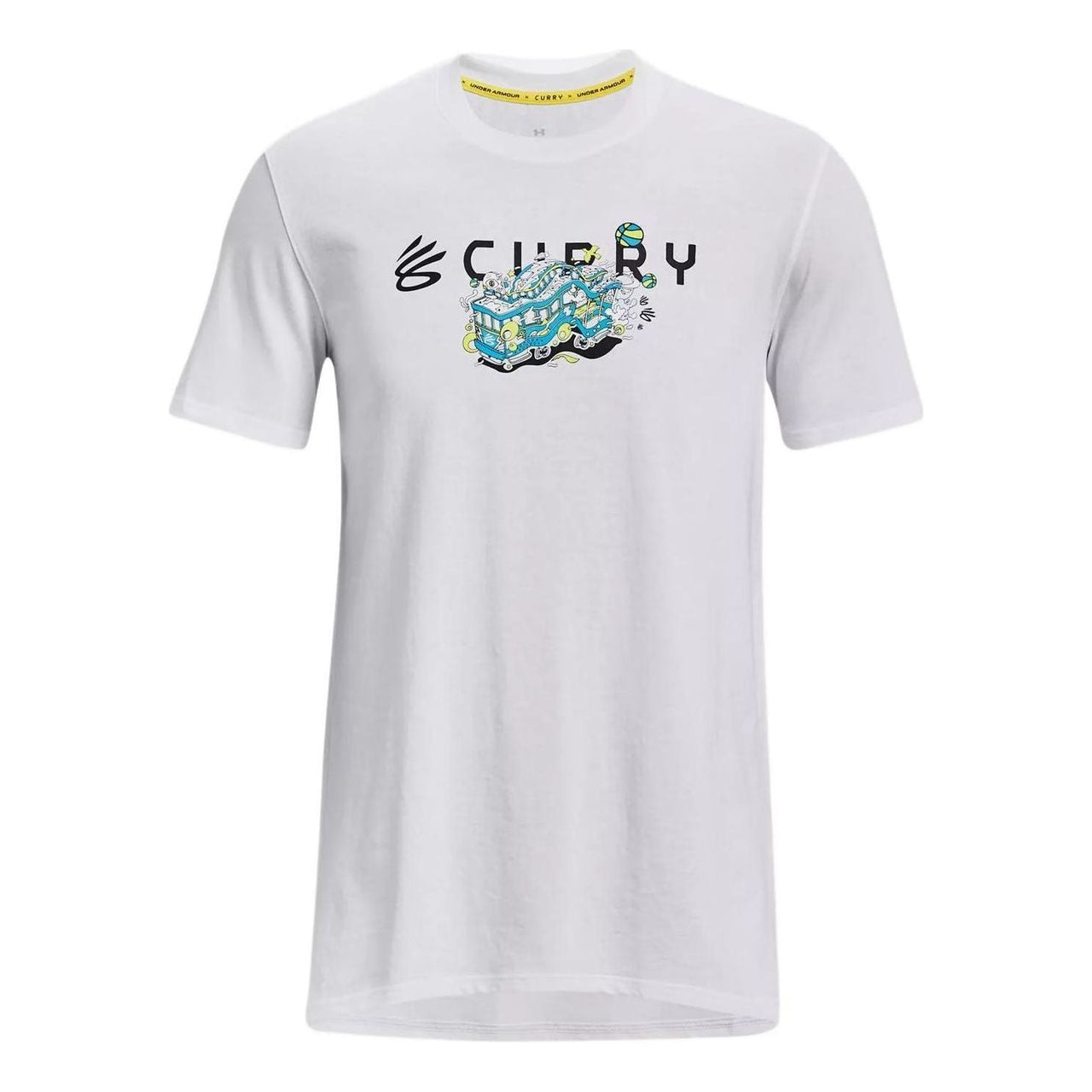 Under Armour x Curry Trolly Heavyweight T-Shirt 'White' 1376273-100