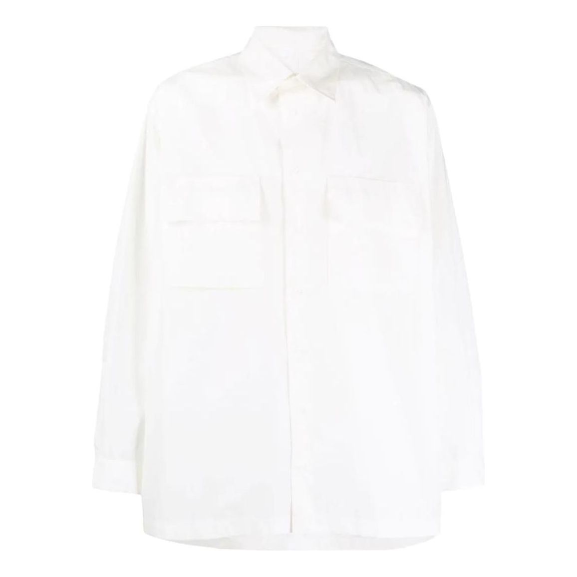 Men's Nike Solid Color Chest Long Sleeves White Shirt DN4096-100