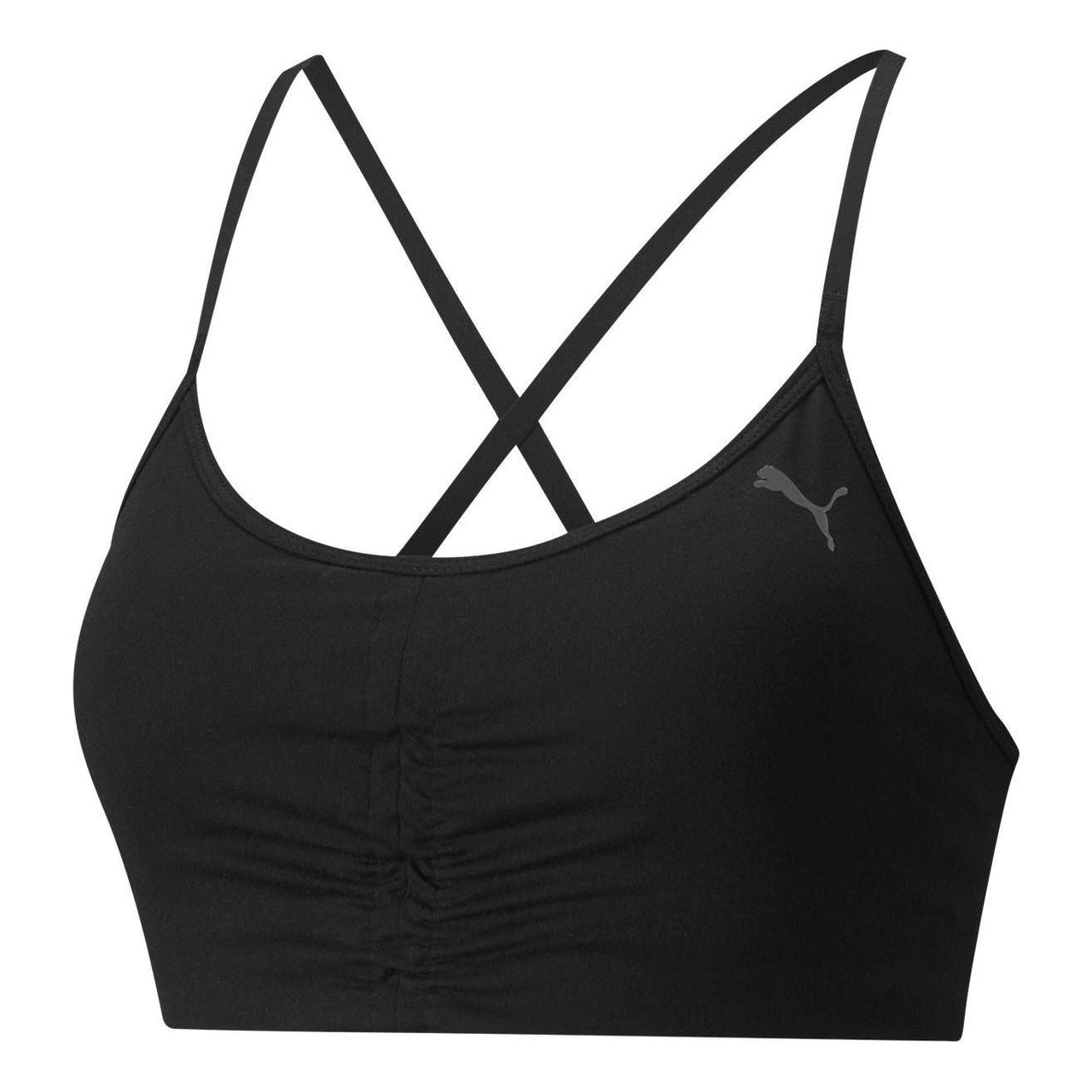 (WMNS) PUMA LOW IMPACT STUDIO Bra Top 'Black' 521999-01