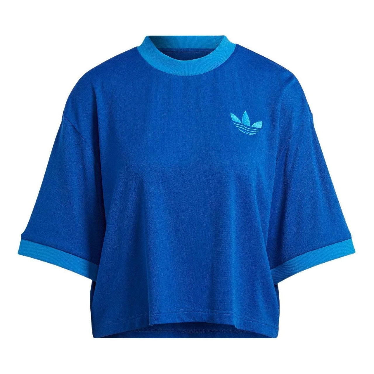 (WMNS) adidas Adicolor Heritage Now Oversized Tee Asia Sizing 'Blue' IB2062