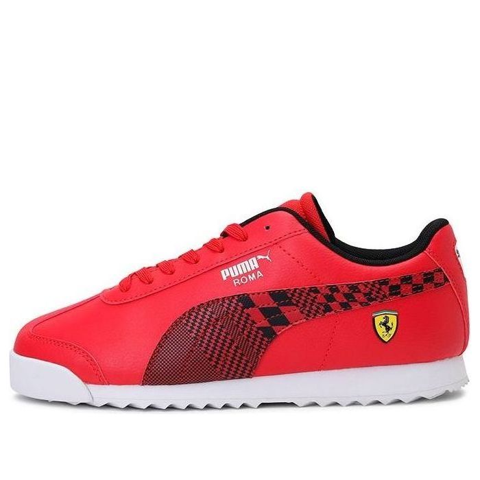 (GS) PUMA Scuderia Ferrari Roma Running Shoes Red/Black/White 339973-05