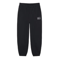 Nike x Stussy Washed Sweatpants 'Black ' DO5297-010