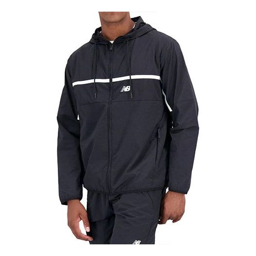 New Balance Athletics Remastered Woven Jacket Asia Sizing 'Black' MJ31500-BK