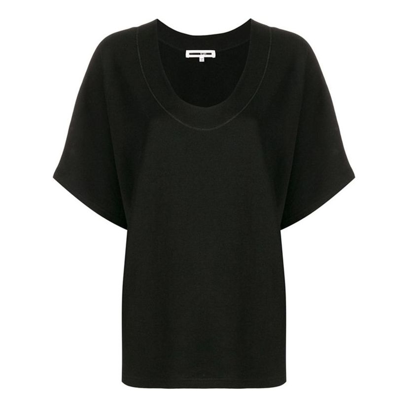 McQ Alexander McQueen Minimalistic Casual Round Neck Short Sleeve Black 545196-RMJ62-1000