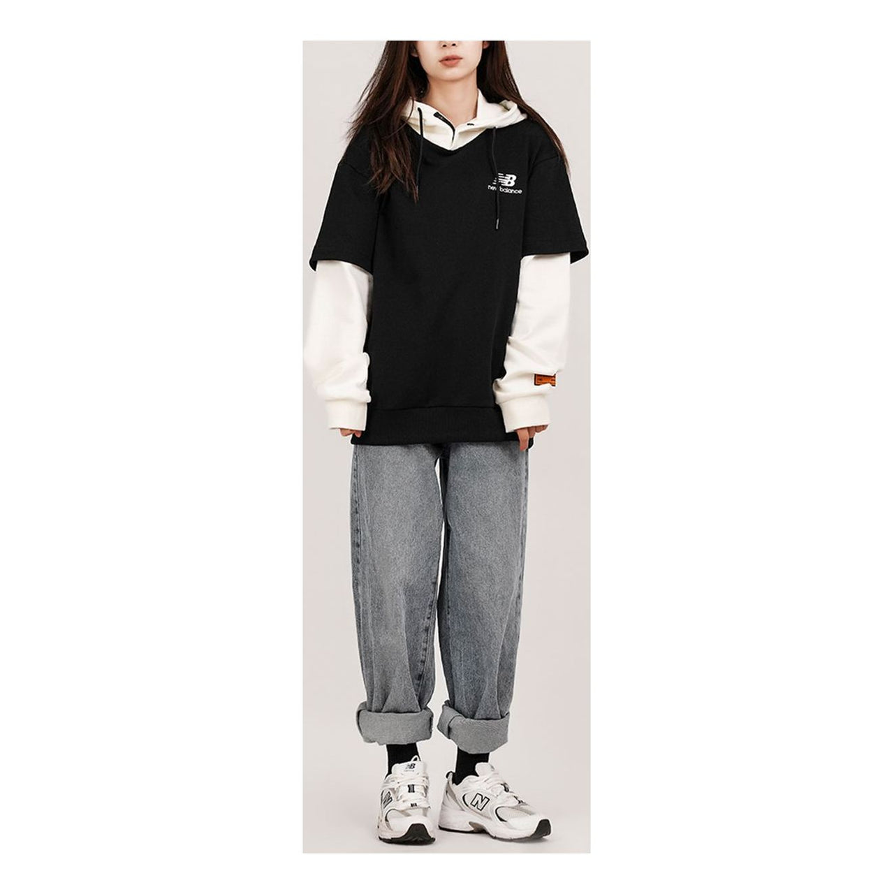 New Balance Unisex Leisure Time Sweatshirt Black NCA34023-BK