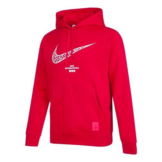 Nike CNY Chinese New Year's Edition Logo Printing Knit Fleece Red DQ5067-687