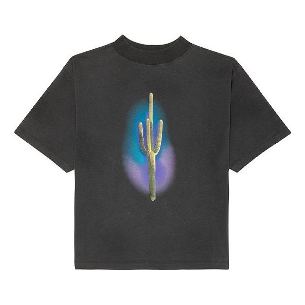 Men's PALM ANGELS Pattern Short Sleeve Black PMAA054E20JER0041055