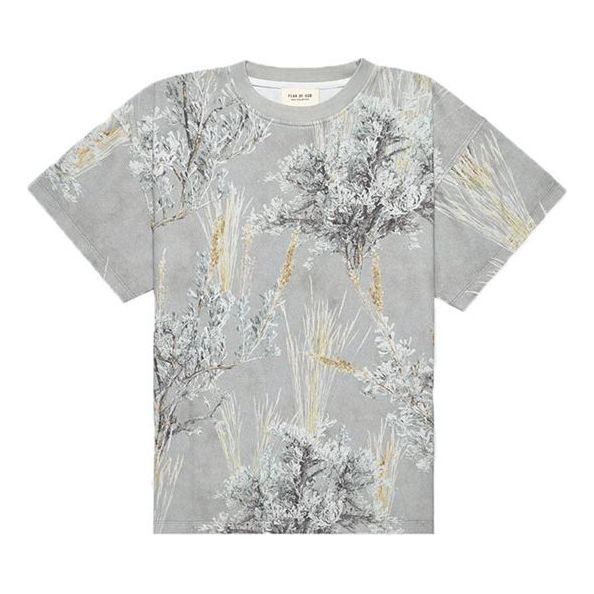 Fear of God Printing Short Sleeve Unisex Gray FOG-FW19-94
