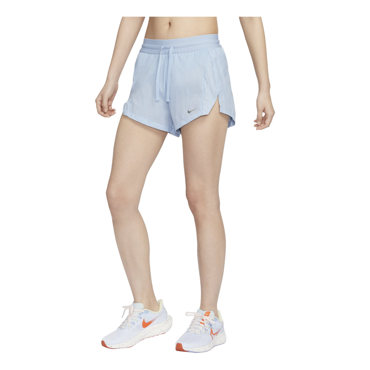 (WMNS) Nike Running Division Mid Rise 3inch Shorts Asia Sizing 'Light Armory Blue' FN2716-440