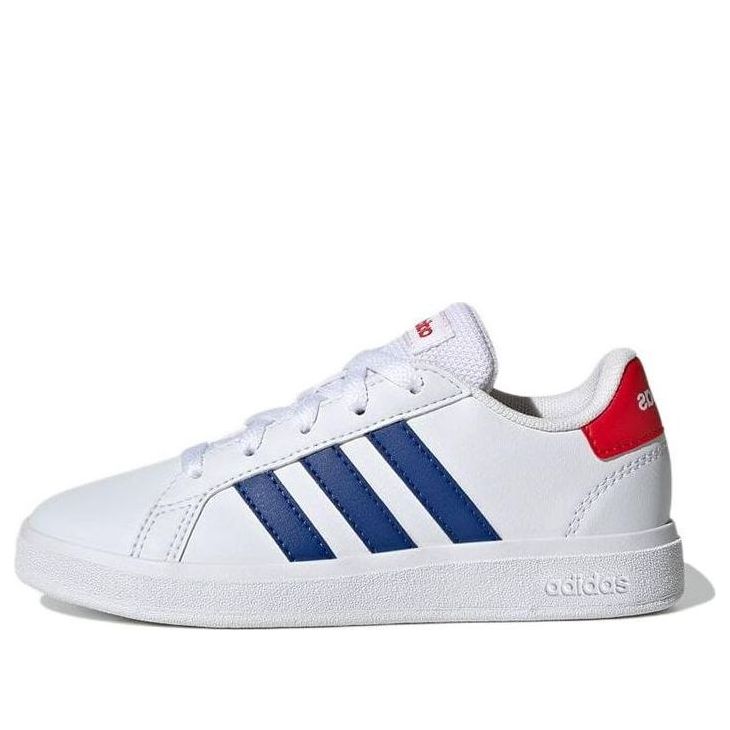 (GS) adidas Grand Court Lifestyle Tennis Lace-Up 'White Royal Blue Red' GW6504