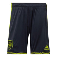 adidas Manchester United 22/23 Third Shorts 'Black Green' HE2980