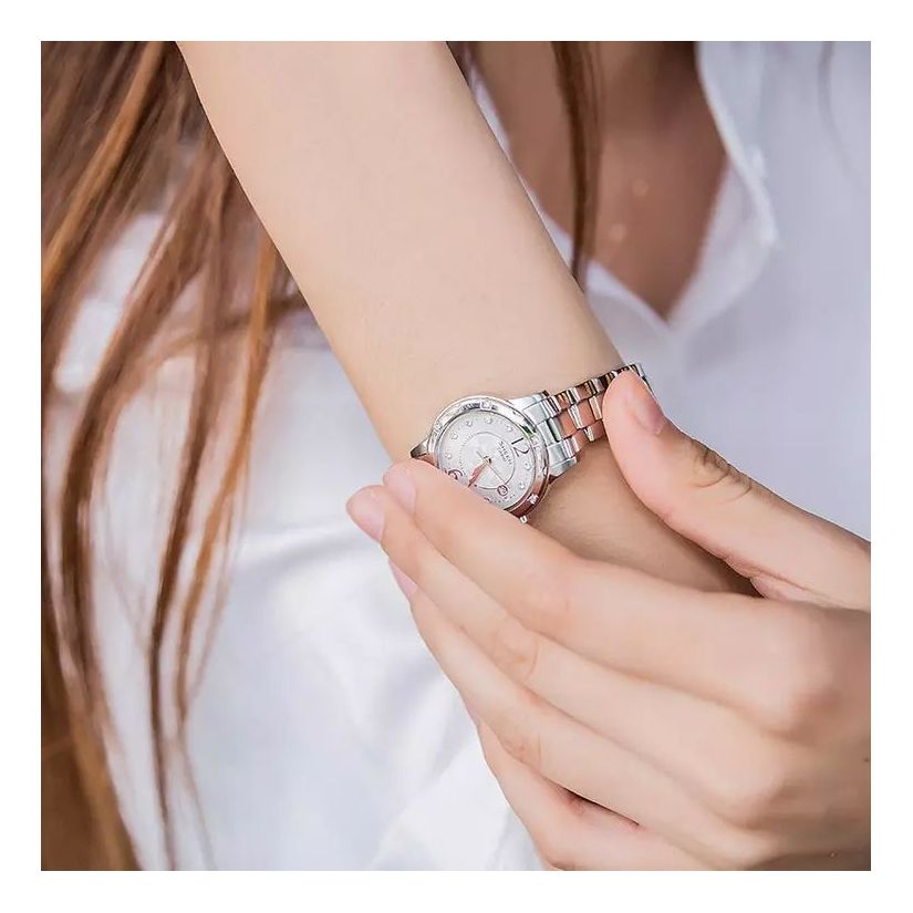 CASIO SHEEN Series Design quartz Business SHE-4021D-7A White Analog SHE-4021D-7A2021