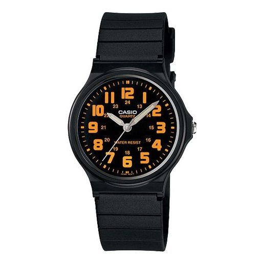 CASIO Waterproof Quartz Mens Black Analog MQ-71-4B