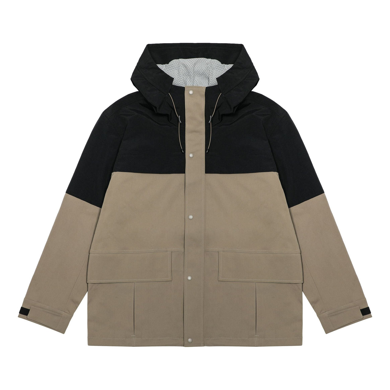 New Balance Detachable Hooded Two-In-One Woven Solid Jacket Asia Sizing 'Khaki' AMJ23315-DRI