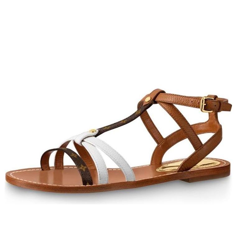 (WMNS) LOUIS VUITTON shoes Sports sandals 'Brown White' 1A65VQ