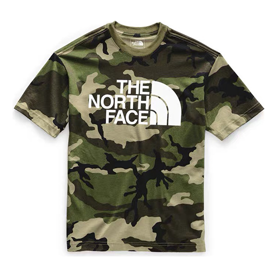 THE NORTH FACE Short-Sleeve Camo Multicolor NF0A3XA1K11