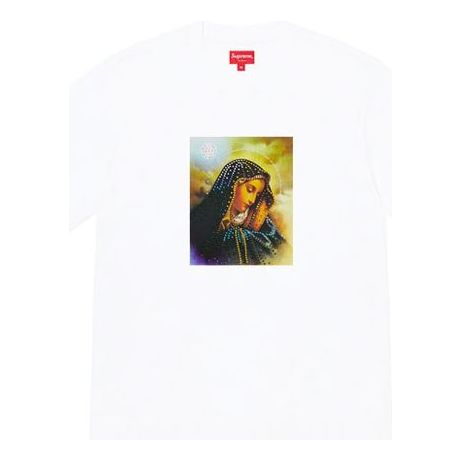 Supreme FW22 Week 1 Mary Rhinestone S SUP-FW22-266-WHI