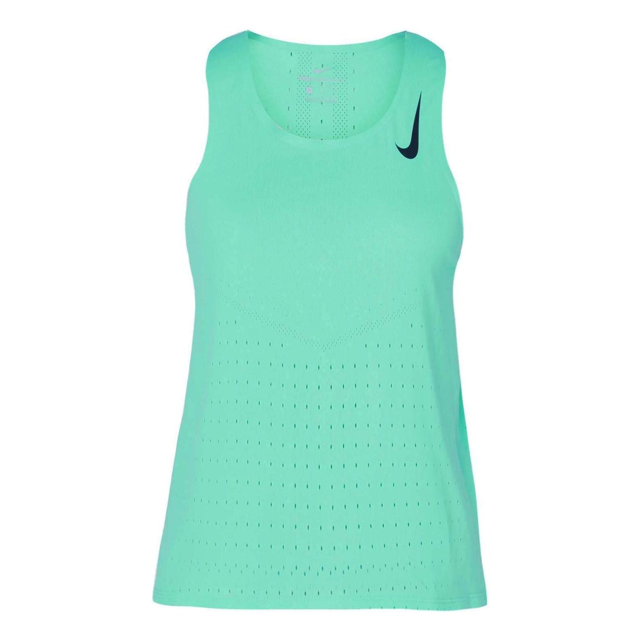 (WMNS) سترة Nike Aeroswift الرياضية القابلة للتنفس للجري بلون سادة باللون الأخضر CZ9386-342
