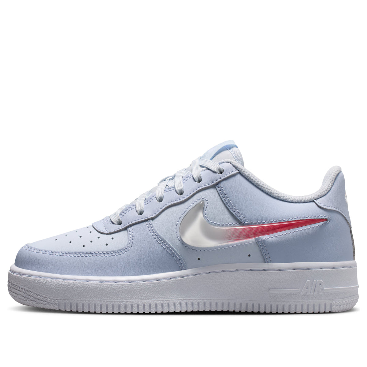 (GS) Nike Air Force 1 'Football Grey Ghost Tropical Pink' IR0595-001
