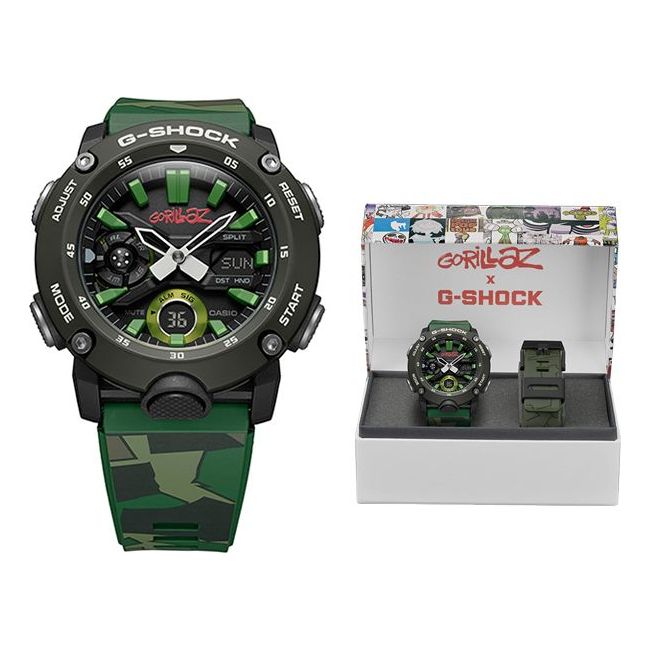 CASIO G-Shock Analog-Digital 'Green' GA-2000GZ-3APR