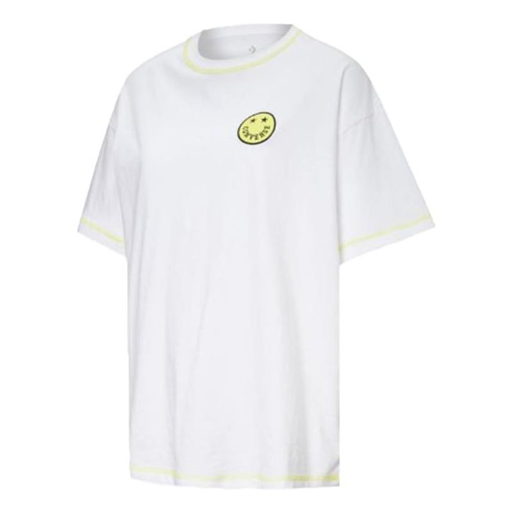 (WMNS) Converse Sports Loose Casual Short Sleeve White 10018923-102