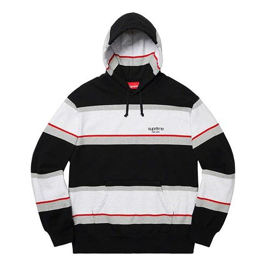 Supreme FW19 Week 8 Stripe Hooded Sweatshirt SUP-FW19-782