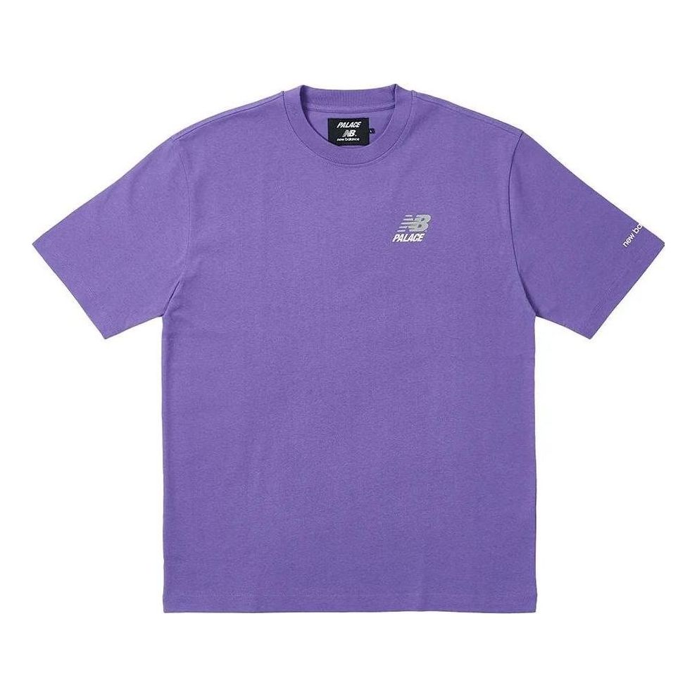 Palace x New Balance Logo T-Shirt 'Purple' P24NBTS002