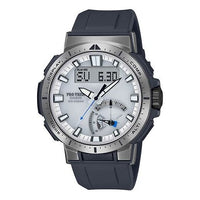 CASIO Waterproof Sports Shockproof Solar Powered Mens Black Analog/Digital Combo PRW-70-7PR