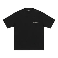 Balenciaga Logo T-Shirt Medium Fit 'Black' 612966TMVF41070