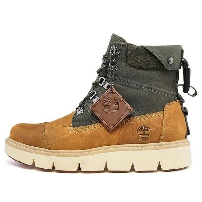 (WMNS) Timberland Raywood 6 Inch EK+ Wide Fit Waterproof Boots 'Wheat Nubuck with Green' A42HPW