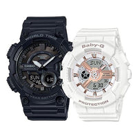 CASIO G-Shock Analog-Digital 'Black White' AEQ-110W-1B&BA-110RG-7A